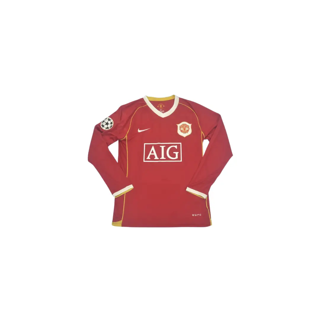 Camiseta Retro Manchester United 2006/07 Manga Larga