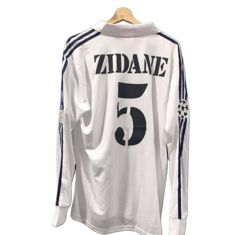 Camiseta Retro Real Madrid 2002 UCL Final Manga Larga - Imagen 5