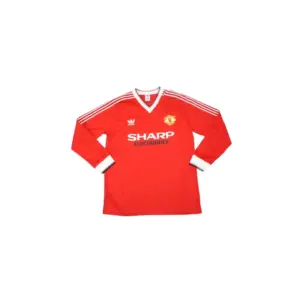Camiseta Retro Manchester United 1982/83 Manga Larga