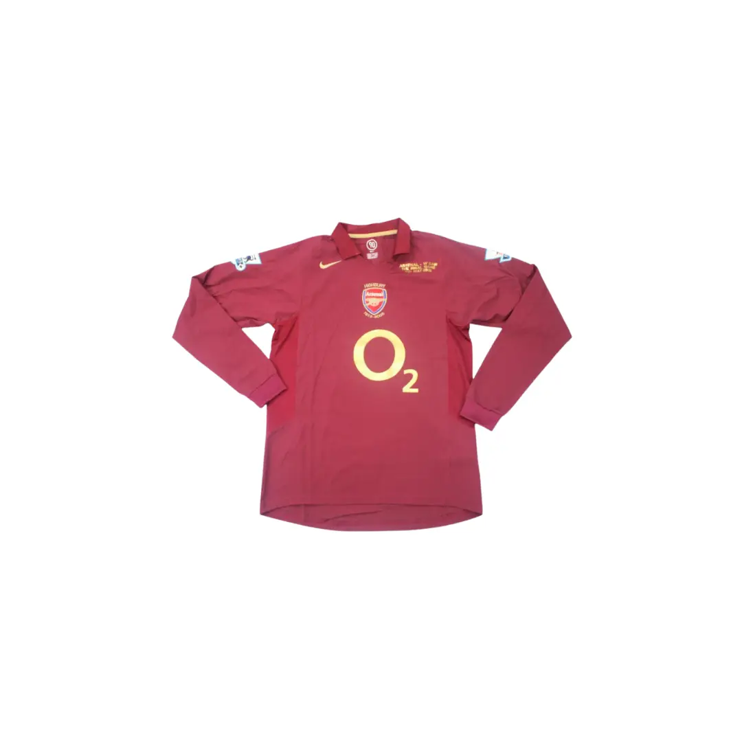 Camiseta Retro Arsenal Football Club 2005/06 Manga Larga
