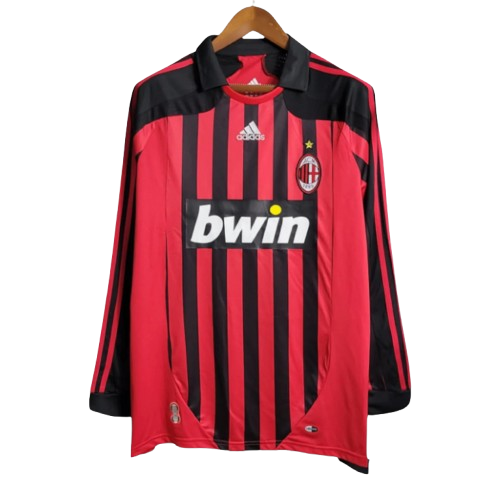 Camiseta Retro AC Milán 2007/08 Manga Larga Camiseta Retro AC Milán 2007/08 Manga Larga