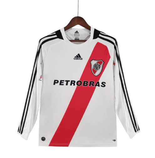 Camiseta Retro Club Atlético River Plate 2009/10 Manga Larga Camiseta Retro Club Atlético River Plate 2009/10 Manga Larga