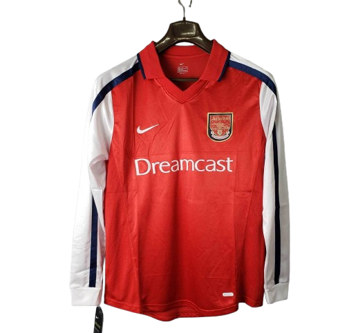 Camiseta Retro Arsenal Football Club 2000 Manga Larga Camiseta Retro Arsenal Football Club 2000 Manga Larga