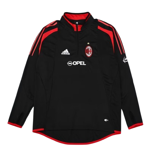 Chaqueta Retro AC Milán | Opel Negra Chaqueta Retro AC Milán | Opel Negra