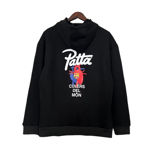 Hoodie FC Barcelona x Patta | Negro Hoodie FC Barcelona x Patta | Negro - Imagen 2