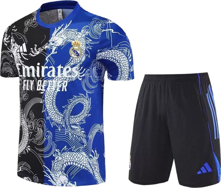 Conjuntos de Entrenamiento Real Madrid 2025/26 | Black & Blue Conjuntos de Entrenamiento Real Madrid 2025/26 | Black & Blue