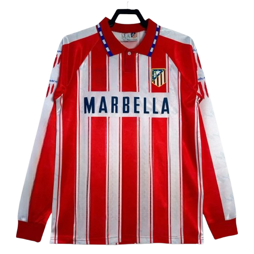 Camiseta Retro Atlético de Madrid 1994/95 Manga Larga Camiseta Retro Atlético de Madrid 1994/95 Manga Larga