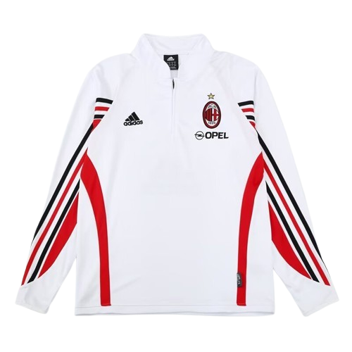 Chaqueta Retro AC Milán | Opel Blanca Chaqueta Retro AC Milán | Opel Blanca