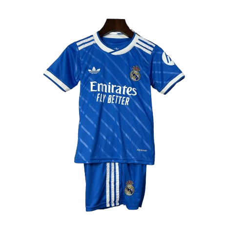 Conjunto Niño Real Madrid Club de Fútbol 2025/26 | Visitante Conjunto Niño Real Madrid Club de Fútbol 2025/26 | Visitante