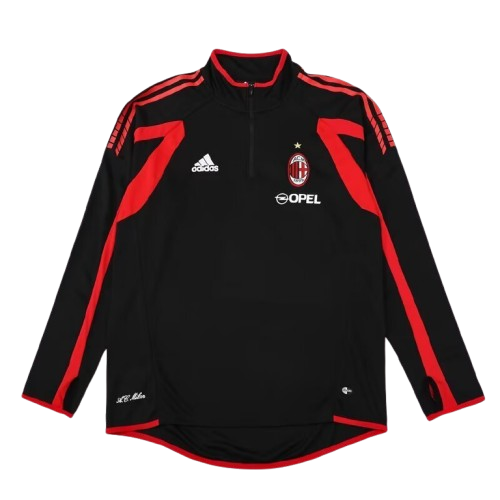 Chaqueta Retro AC Milán | Opel Negra & Roja Chaqueta Retro AC Milán | Opel Negra & Roja