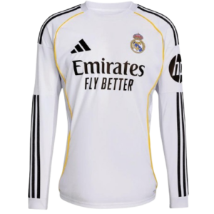 Camiseta Real Madrid Club de Fútbol Manga Larga 2025/26