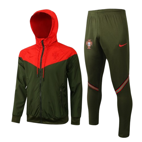 Chándal con Cortavientos Portugal | Rojo Chándal con Cortavientos Portugal | Rojo