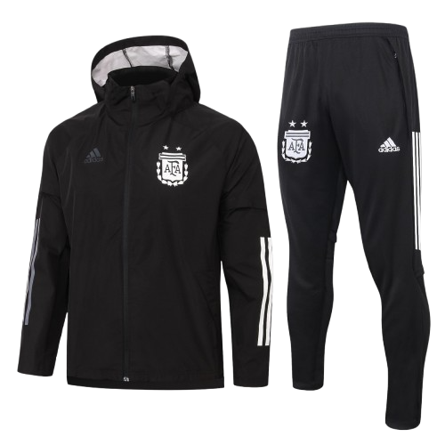 Chándal con Cortavientos Argentina | Full Black Chándal con Cortavientos Argentina | Full Black