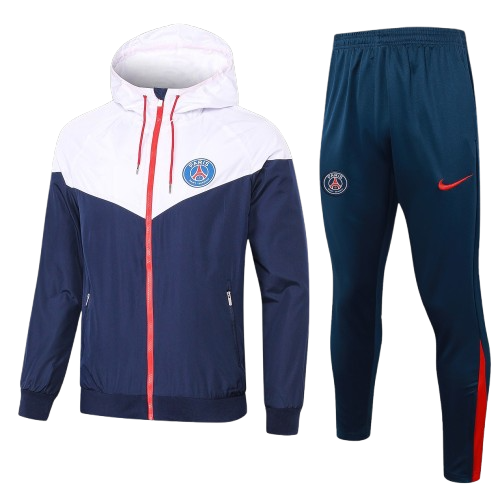 Chándal con Cortavientos Paris Saint-Germain | Marino & White Chándal con Cortavientos Paris Saint-Germain | Marino & White
