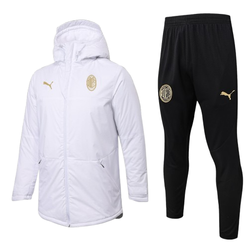 Chándal con Chaquetón AC Milán | Blanco Chándal con Chaquetón AC Milán | Blanco