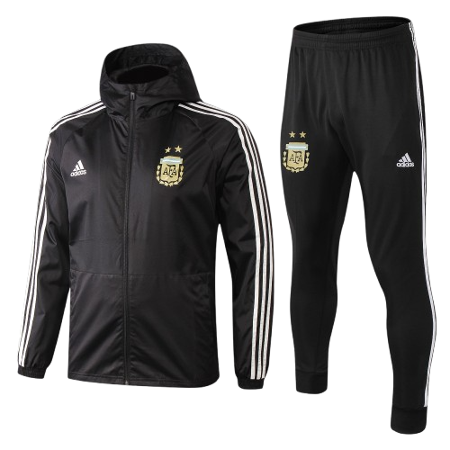 Chándal con Cortavientos Argentina | Black Chándal con Cortavientos Argentina | Black