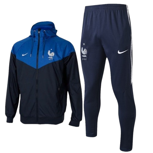 Chándal con Cortavientos Francia | Marino Chándal con Cortavientos Francia | Marino