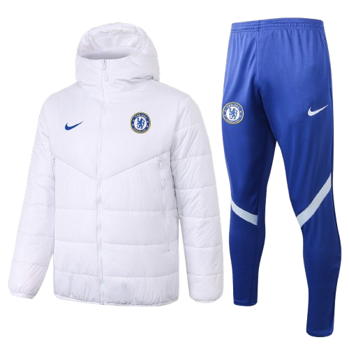 Chándal con Chaquetón Chelsea | Blanco Chándal con Chaquetón Chelsea | Blanco