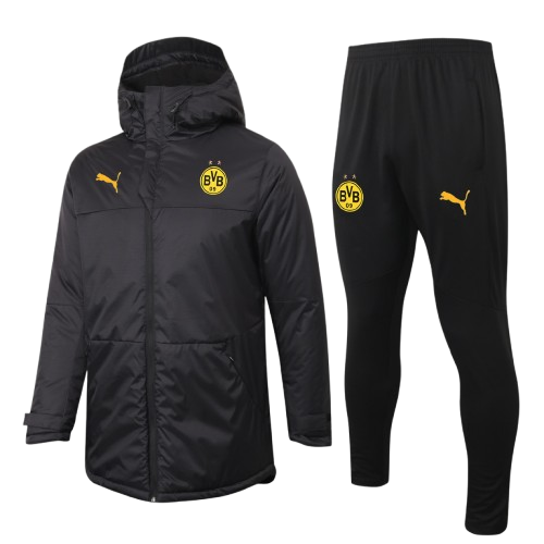 Chándal con Chaquetón Borussia Dortmund | Full Black Chándal con Chaquetón Borussia Dortmund | Full Black