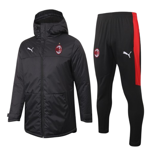 Chándal con Chaquetón AC Milán | Negro Chándal con Chaquetón AC Milán | Negro