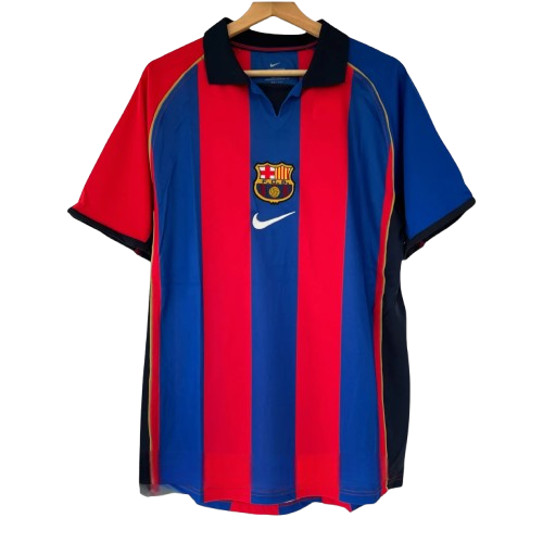Camiseta Retro FC Barcelona 2001/02 Camiseta Retro FC Barcelona 2001/02