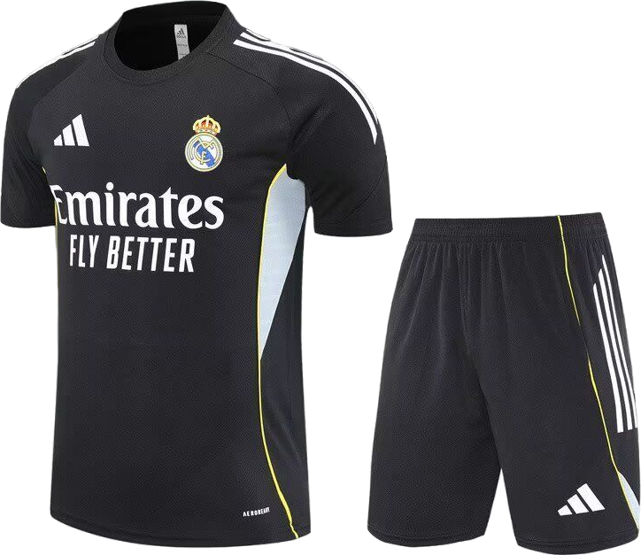 Conjuntos de Entrenamiento Real Madrid 2025/26 | Full Black Conjuntos de Entrenamiento Real Madrid 2025/26 | Full Black