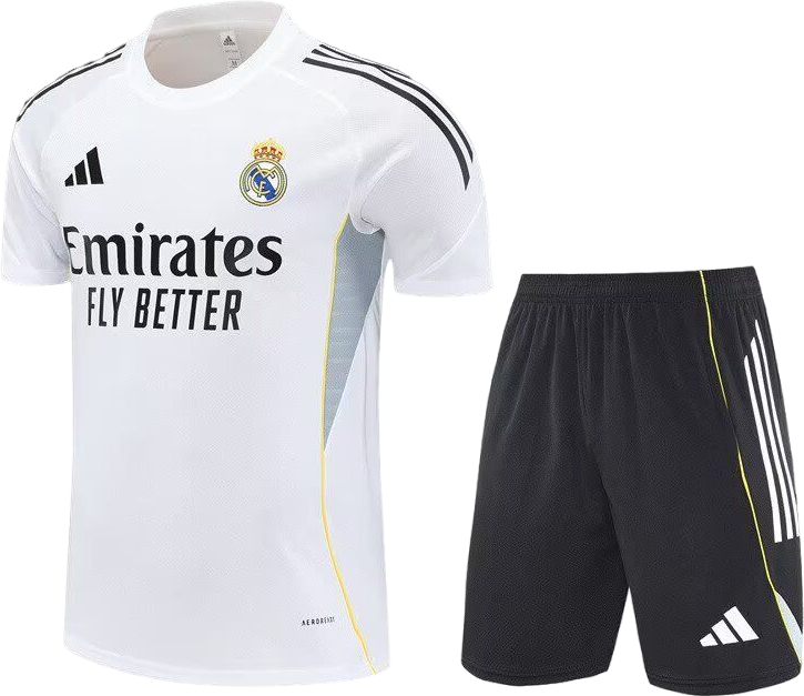 Conjuntos de Entrenamiento Real Madrid 2025/26 | White Conjuntos de Entrenamiento Real Madrid 2025/26 | White