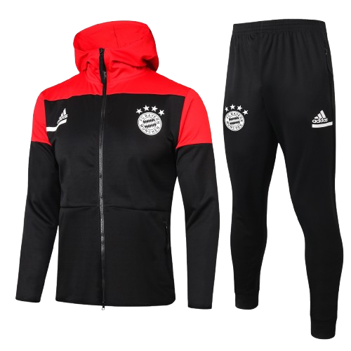 Chándal con Capucha Bayern Munich | Black Red Chándal con Capucha Bayern Munich | Black Red