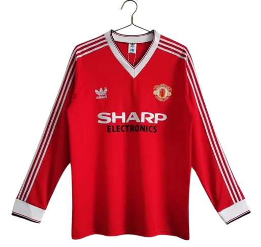 Camiseta Retro Manchester United 1982/83 Manga Larga Camiseta Retro Manchester United 1982/83 Manga Larga
