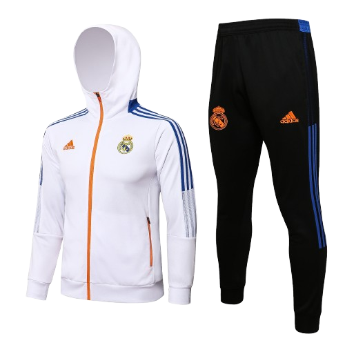 Chándal con Capucha Real Madrid | White Black Chándal con Capucha Real Madrid | White Black