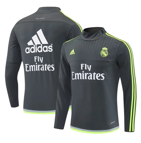 Chaqueta Retro Real Madrid | Fly Emirates Gris Chaqueta Retro Real Madrid | Fly Emirates Gris