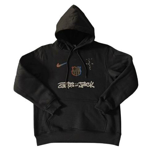 Hoodie FC Barcelona x Travis Scott | Negro Hoodie FC Barcelona x Travis Scott | Negro