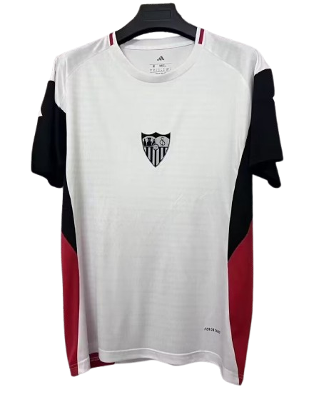 Camiseta Pre-Match | Sevilla Fútbol Club 2025/26 Blanca Camiseta Pre-Match | Sevilla Fútbol Club 2025/26 Blanca