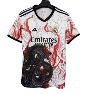 Camiseta Real Madrid x Dragon Chino | Edición Especial Blanca