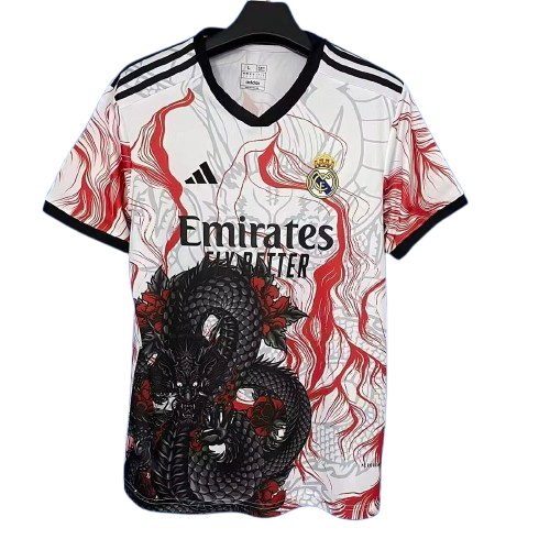 Camiseta Real Madrid x Dragon Chino | Edición Especial Blanca Camiseta Real Madrid x Dragon Chino | Edición Especial Blanca