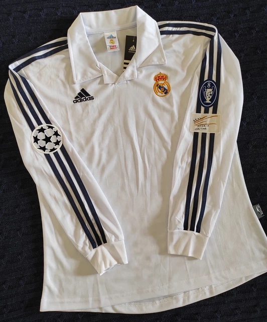 Camiseta Retro Real Madrid 2002 UCL Final Manga Larga Camiseta Retro Real Madrid 2002 UCL Final Manga Larga - Imagen 2